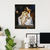 Edouard Manet - Dode Christus met Engelen - 1864 Poster (Thuiskantoor)