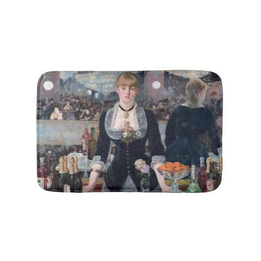 Edouard Manet - Een bar bij de Folies-Bergere Badmat (Voorkant)