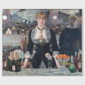 Edouard Manet - Een bar bij de Folies-Bergere Cadeaupapier (Vlak)