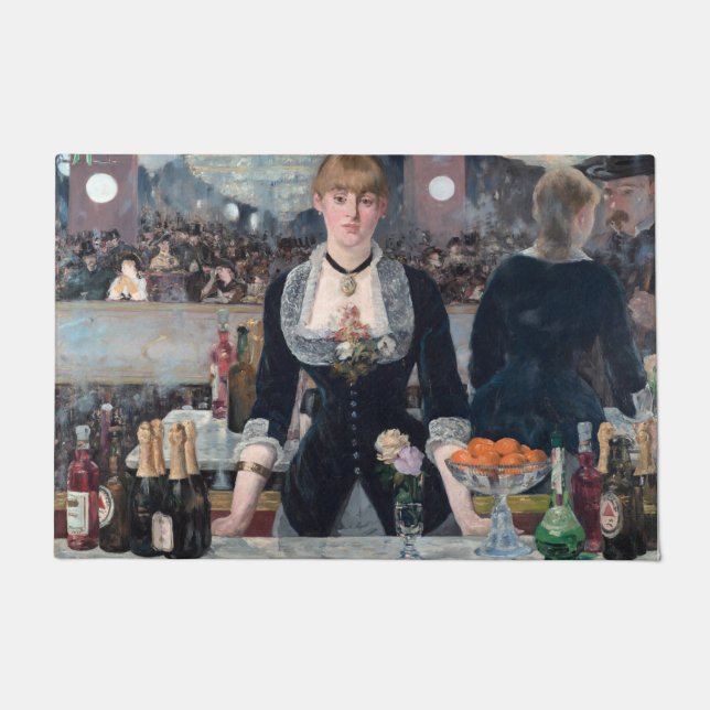 Edouard Manet - Een bar bij de Folies-Bergere Deurmat (Voorkant)