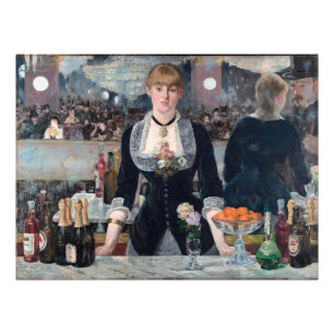 Edouard Manet - Een bar bij de Folies-Bergere Foto Afdruk