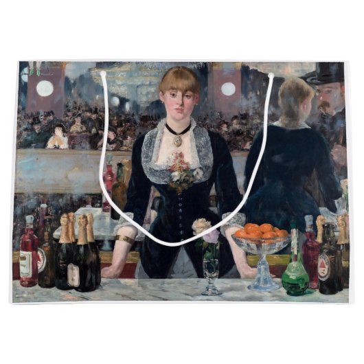 Edouard Manet - Een bar bij de Folies-Bergere Groot Cadeauzakje (Voorkant)