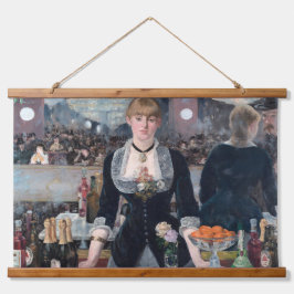 Edouard Manet - Een bar bij de Folies-Bergere Hangend Wandkleed