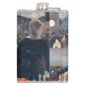 Edouard Manet - Een bar bij de Folies-Bergere Heupfles (Achterkant)