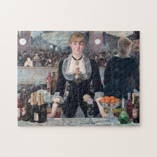Edouard Manet - Een bar bij de Folies-Bergere Legpuzzel (Horizontaal)