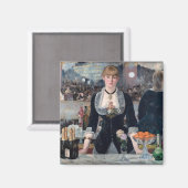 Edouard Manet - Een bar bij de Folies-Bergere Magneet (Voorkant / Achterkant)