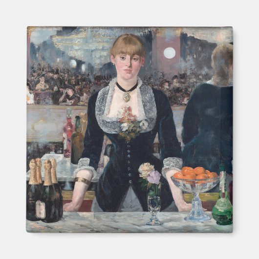 Edouard Manet - Een bar bij de Folies-Bergere Magneet (Voorkant)