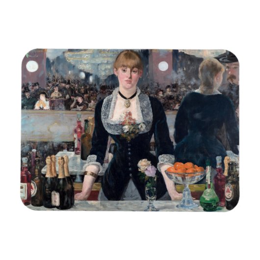 Edouard Manet - Een bar bij de Folies-Bergere Magneet (Horizontaal)