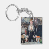 Edouard Manet - Een bar bij de Folies-Bergere Sleutelhanger (Voorkant Links)