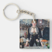 Edouard Manet - Een bar bij de Folies-Bergere Sleutelhanger (Voorkant)