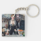 Edouard Manet - Een bar bij de Folies-Bergere Sleutelhanger (Achterkant)