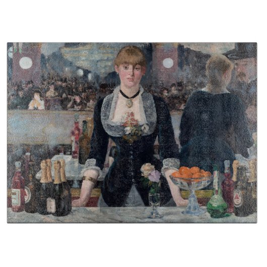 Edouard Manet - Een bar bij de Folies-Bergere Snijplank (Voorkant)