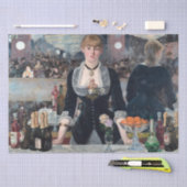 Edouard Manet - Een bar bij de Folies-Bergere Tissuepapier (Craft)