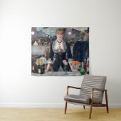 Edouard Manet - Een bar bij de Folies-Bergere Wandkleed (In Situ (horizontaal))