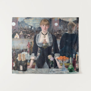 Edouard Manet - Een bar bij de Folies-Bergere Wandkleed