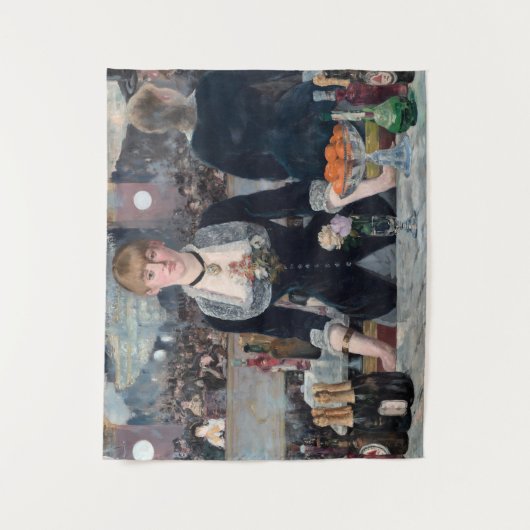 Edouard Manet - Een bar bij de Folies-Bergere Wandkleed (Voorkant)