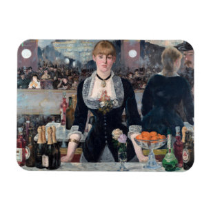 Edouard Manet - Een bar in de Folies-Bergere Magneet