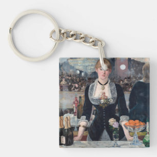 Edouard Manet - Een bar in de Folies-Bergere Sleutelhanger