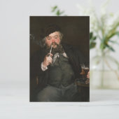 Edouard Manet - Een goed glas bier / Le bon bock Bedankkaart (Staand voorkant)