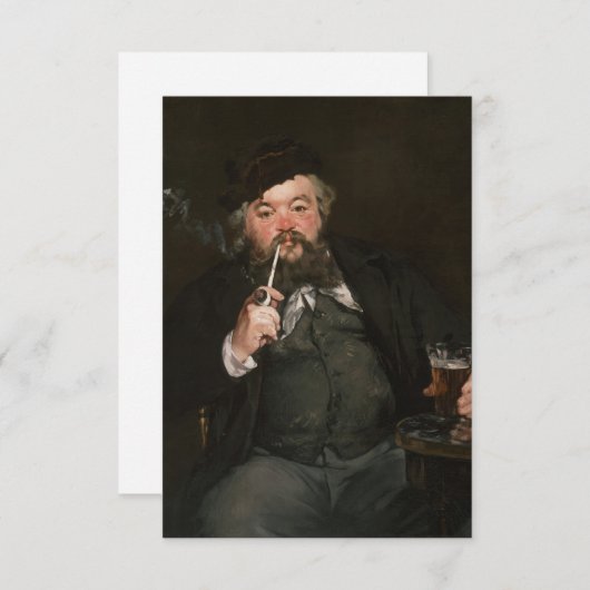 Edouard Manet - Een goed glas bier / Le bon bock Bedankkaart (Voorkant / Achterkant)