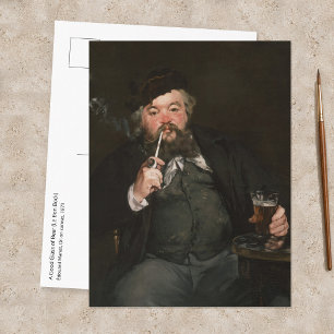 Edouard Manet - Een goed glas bier / Le bon bock Briefkaart