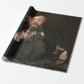 Edouard Manet - Een goed glas bier / Le bon bock Cadeaupapier (Uitgerold)