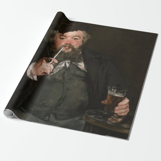 Edouard Manet - Een goed glas bier / Le bon bock Cadeaupapier (Uitgerold)