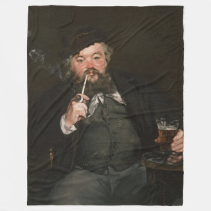 Edouard Manet - Een goed glas bier / Le bon bock Fleece Deken