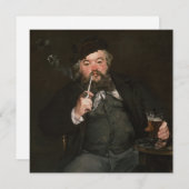 Edouard Manet - Een goed glas bier / Le bon bock Kaart (Voorkant / Achterkant)