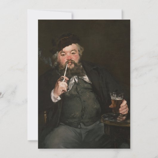 Edouard Manet - Een goed glas bier / Le bon bock Kaart (Voorkant)