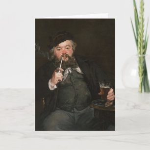 Edouard Manet - Een goed glas bier / Le bon bock Kaart