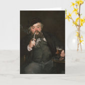 Edouard Manet - Een goed glas bier / Le bon bock Kaart (Gele Bloem)