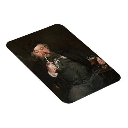 Edouard Manet - Een goed glas bier / Le bon bock Magneet (Rechterzijde)