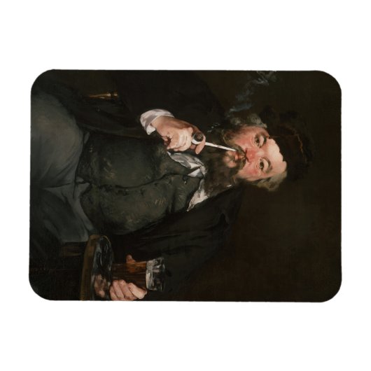 Edouard Manet - Een goed glas bier / Le bon bock Magneet (Horizontaal)
