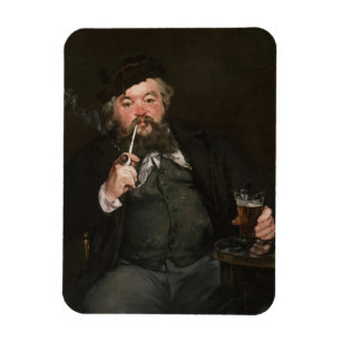 Edouard Manet - Een goed glas bier / Le bon bock Magneet