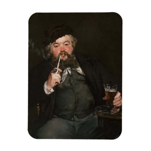 Edouard Manet - Een goed glas bier / Le bon bock Magneet (Verticaal)