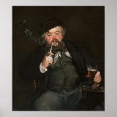 Edouard Manet - Een goed glas bier / Le bon bock Poster (Voorkant)