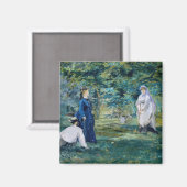 Edouard Manet - Een Partij Croquet Magneet (Voorkant / Achterkant)