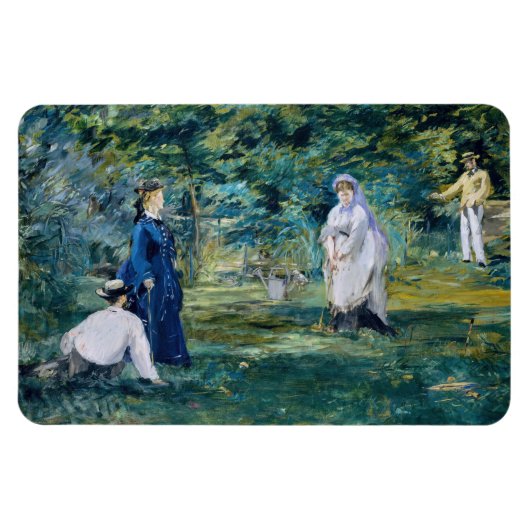 Edouard Manet - Een Partij Croquet Magneet (Horizontaal)