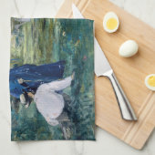 Edouard Manet - Een Partij Croquet Theedoek (Quarter Fold)