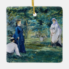Edouard Manet - Een partijtje croquet Keramisch Ornament