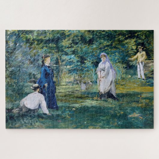 Edouard Manet - Een partijtje croquet Legpuzzel (Horizontaal)