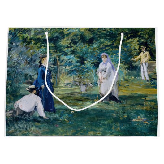 Edouard Manet - Een spel van Croquet Groot Cadeauzakje (Voorkant)