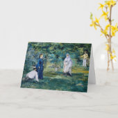 Edouard Manet - Een spel van Croquet Kaart (Gele Bloem)