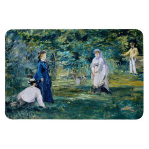 Edouard Manet - Een spel van Croquet Magneet