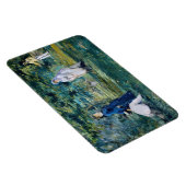 Edouard Manet - Een spel van Croquet Magneet (Rechterzijde)