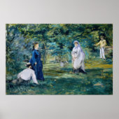 Edouard Manet - Een spel van Croquet Poster (Voorkant)