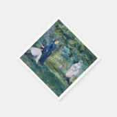 Edouard Manet - Een spel van Croquet Servet (Hoek)