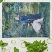 Edouard Manet - Een spel van Croquet Theedoek (Gevouwen)