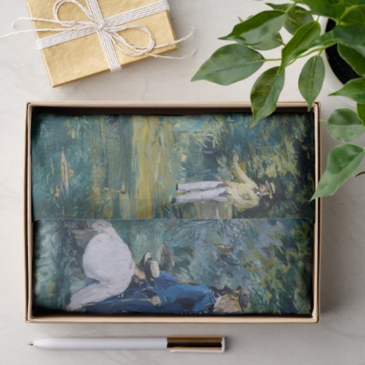 Edouard Manet - Een spel van Croquet Tissuepapier (Geschenk)